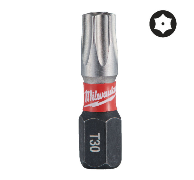 Біта SHOCKWAVE MILWAUKEE, TX BO30, 25мм, (2шт)