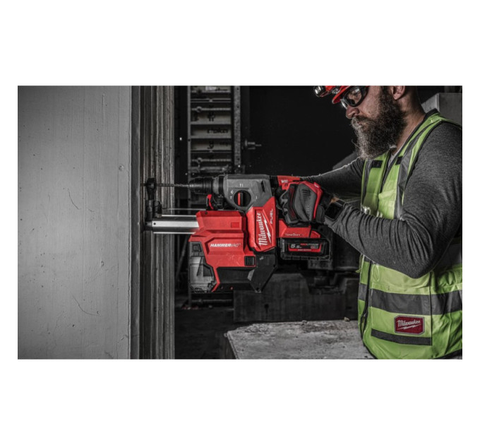 Перфоратор акумуляторний безщітковий SDS-PLUS MILWAUKEE M18 ONEFHXDEL-552C із системою видалення пилу
