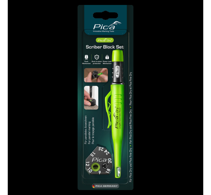 Карандаш механический Pica Dry 3030 Longlife c блоком дистанционной маркировки PICA 55805 (30801)