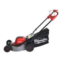 Газонокосилка аккумуляторная бесщёточная самоходная MILWAUKEE, M18 F2LM46-802 (2х18В), 46см