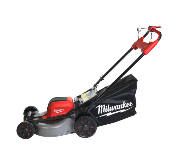 Газонокосилка аккумуляторная бесщёточная самоходная MILWAUKEE, M18 F2LM46-802 (2х18В), 46см