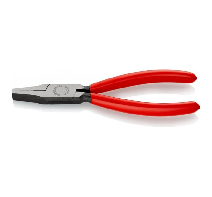 Плоскогубцы с гладкими губками, 160мм KNIPEX 20 01 160, фосфатированные