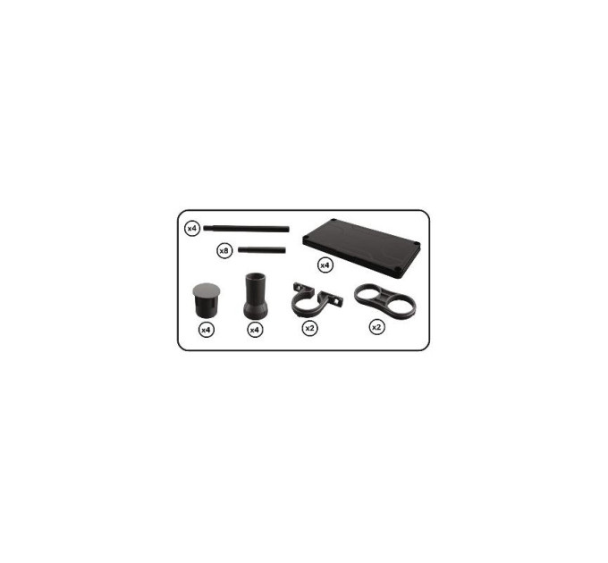 Система стеллажей QBRICK SYSTEM REGULAR Mix 60/30см, 4 полки, 100кг (5901238263272)