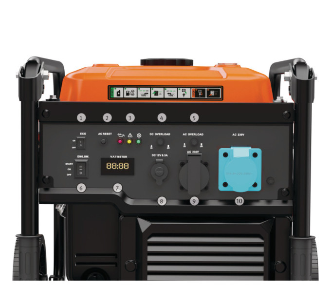 Генератор бензиновий инверторный кВт 6,5 UNICRAFT PG-I 65 SE