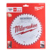 Диск пильный по дереву PFTE THIN KERF MILWAUKEE, Ø184х5/8''х2,1мм, 40 зуб.