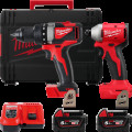 Набір з 2х інструментів безщіткових акумуляторних MILWAUKEE M18 BLPP2B3-502X