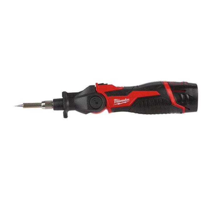 Паяльник аккумуляторный MILWAUKEE M12 SI-201C (ЗУ+1акк.Х2Ач+кейс)