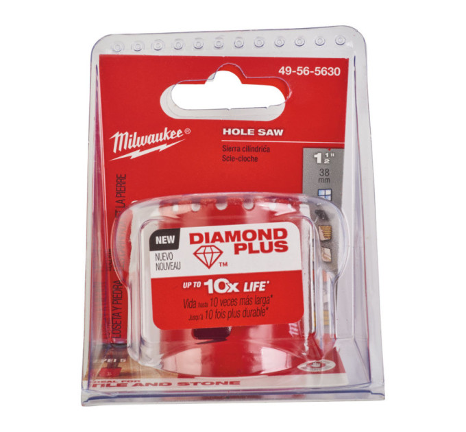 Коронка алмазна Diamond Plus Milwaukee Ø38мм (5/8"х18)