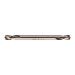 Сверло по металлу HSS-G MILWAUKEE, DIN 1412 C, Ø4,5х58х16мм, двухстороннее, (10шт)