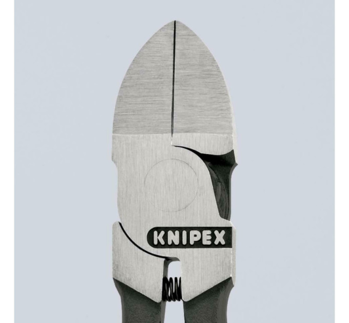 Кусачки боковые (бокорезы) для пластмассы, 180мм KNIPEX 72 01 180, фосфатированные