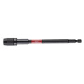 Тримач для біт магнітний ShW 1/4'' Hex MILWAUKEE, з фіксатором, 152мм