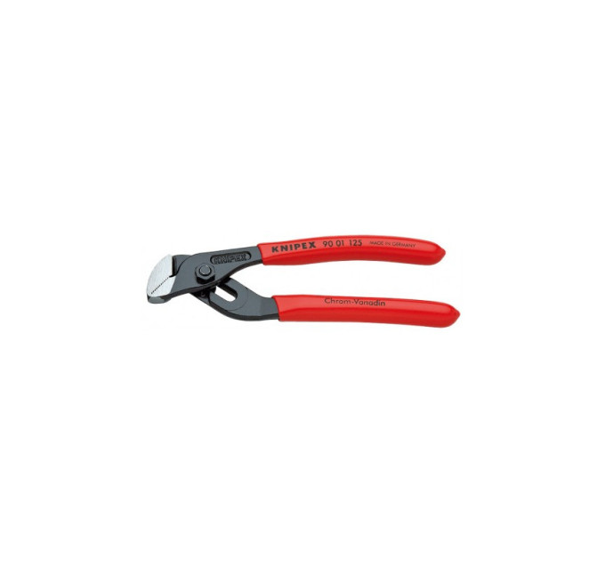 Клещи-мини сантехнические переставные Ø17мм KNIPEX 90 01 125, фосфатированные