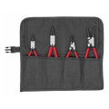 Набор щипцов для стопорных колец KNIPEX 00 19 56, (4шт)