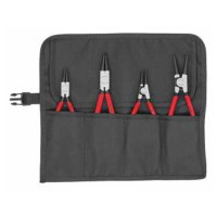 Набор щипцов для стопорных колец KNIPEX 00 19 56, (4шт)