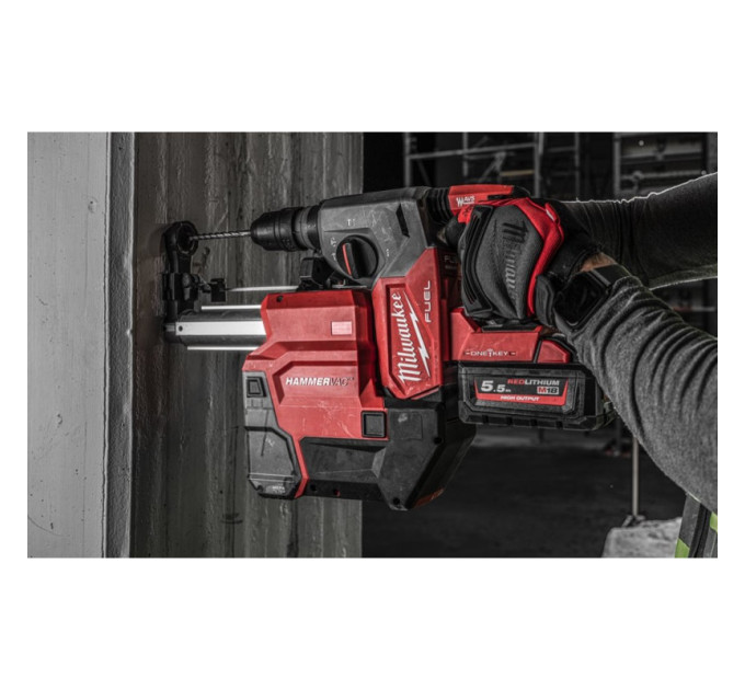 Перфоратор акумуляторний безщітковий SDS-PLUS MILWAUKEE M18 ONEFHXDEL-552C із системою видалення пилу