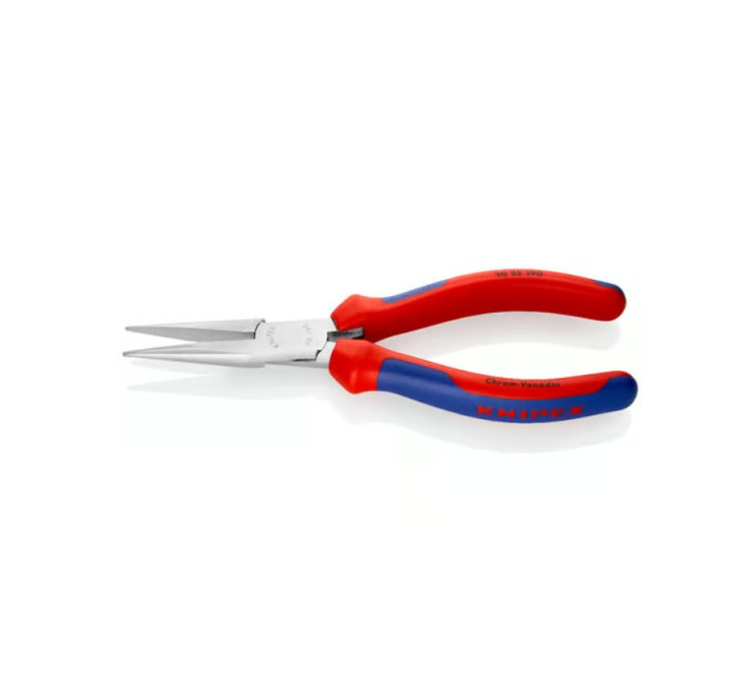 Длинногубцы-круглогубцы 190мм, KNIPEX 30 25 190, хромированные