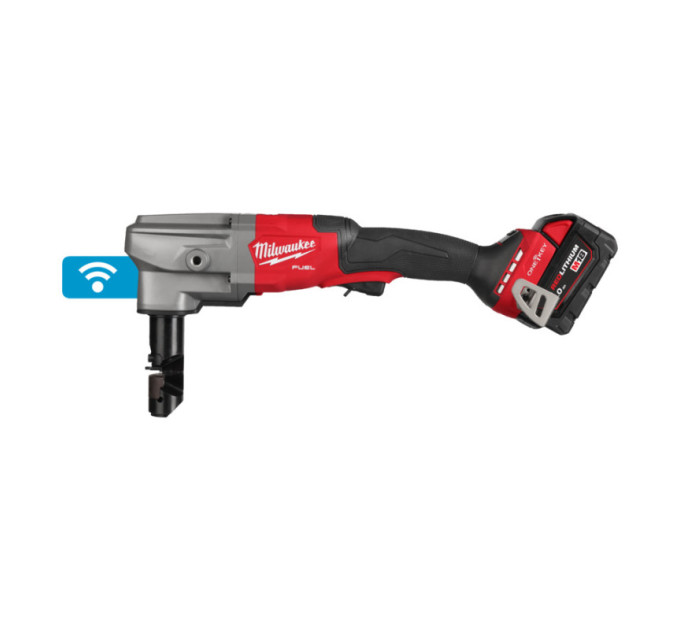Ножницы по металлу аккумуляторные бесщёточный MILWAUKEE, M18 FNB35-502X (3,5мм) (ЗУ+2ак.Х5Ач+HDкейс)