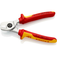 Ножницы для резки кабелей, Ø15мм / 50мм², 165мм VDE KNIPEX 95 16 165, хромированные