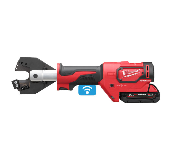 Кабелерез гидравлический аккумуляторный MILWAUKEE M18 ONEHCC-201C ACSR (ЗУ+2акк.Х2Ач+кейс)