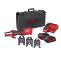 Обтискач гідравлічний акумуляторний для труб MILWAUKEE M18 BLHPT-202C (ЗУ+2Х2Ач+кейс)
