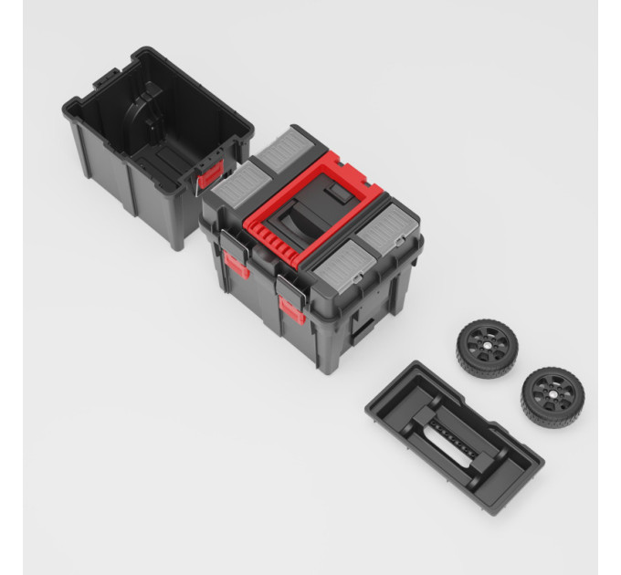 Ящик для инструментов на колесах QBRICK Wheelbox HD Compact Logic PA PROMO RED