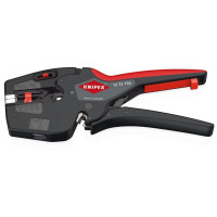 Стрипер автоматический 0,03-10мм² + клещи обжимные 4мм², NexStrip 180мм KNIPEX 12 72 190