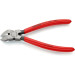 Кусачки боковые (бокорезы) для пластмассы, 45°, 160мм KNIPEX 72 11 160, фосфатированные