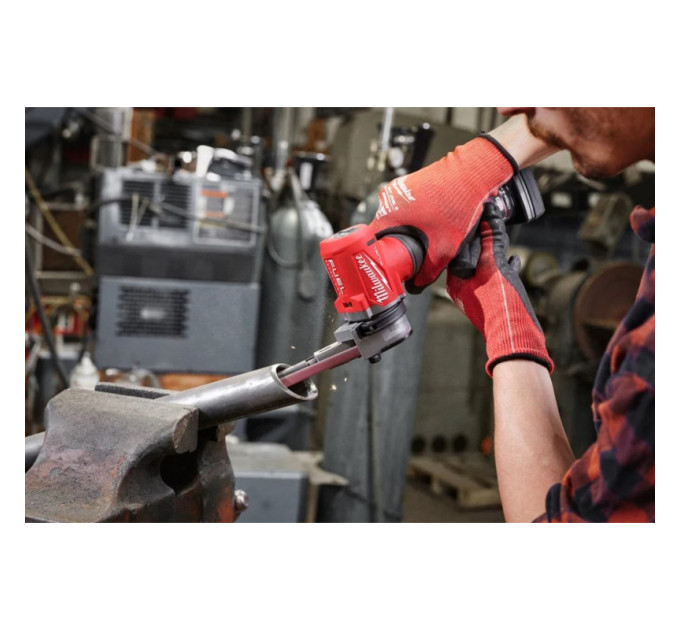 Шліфмашина стрічкова акумуляторна безщіткова MILWAUKEE M12 FBFL13-402B (13мм) (ЗУ+2Х4Ач+сумка)