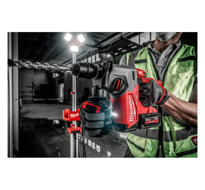 Перфоратор акумуляторний безщітковий SDS-PLUS MILWAUKEE M18 FHX-552X (2,5Дж) (ЗУ+2Х5,5Ач+HDкейс)