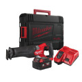 Пила сабельная аккумуляторная бесщёточная MILWAUKEE, M18 FSZ-501X (ЗУ, 1х5Ач, HDкейс)