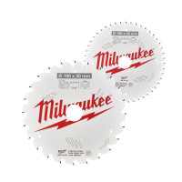 Набір дисків пильних MILWAUKEE Ø190х30х24зуб. + Ø190х30х48зуб.