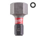 Бита SHOCKWAVE MILWAUKEE, Hex12,0, 25мм, (2шт)