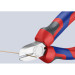 Кусачки боковые (бокорезы) для электроники, Ø3,0мм, 125мм KNIPEX 76 05 125, хромированные