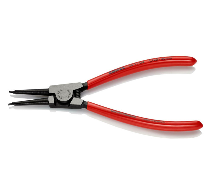 Щипцы для наружных стопорных колец прямые, Ø20-30мм KNIPEX 46 11 G4, Ø3,2мм фосфатированные