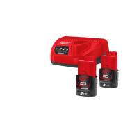 Енергокомплект MILWAUKEE M12 NRG-302 (ЗУ С12+ з 2 шт. B3 Ач)