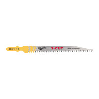 Полотна для лобзіка T234X 3CUT MILWAUKEE, 91х2, 5мм, (5шт)