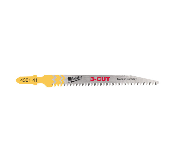 Полотна для лобзіка T234X 3CUT MILWAUKEE, 91х2,5мм, (5шт)