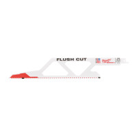 Полотно для сабельных пил FLUSH CUT MILWAUKEE, 305х5,0мм, (дерево)