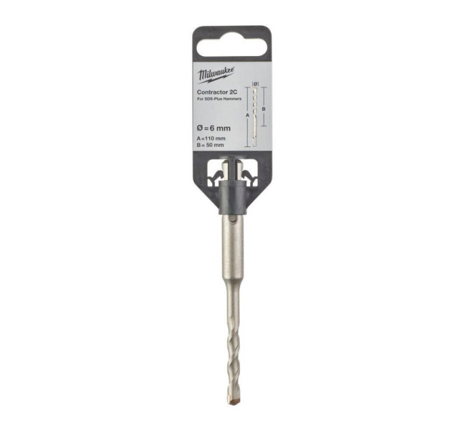 Бур SDS-PLUS Contractor MILWAUKEE Ø6x110мм