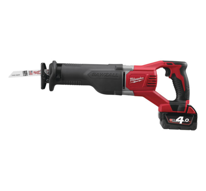 Пила сабельная аккумуляторная MILWAUKEE M18 BSX-402C (ЗУ+2акк.Х4Ач+кейс)
