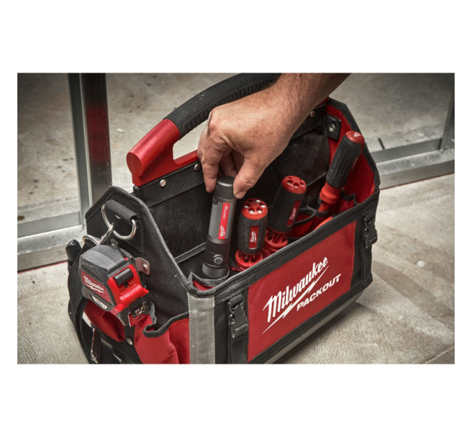 Фонарь светодиодный аккумуляторный компактный MILWAUKEE L4 TMLED-301 (зарядка через USB) 1100 люм.