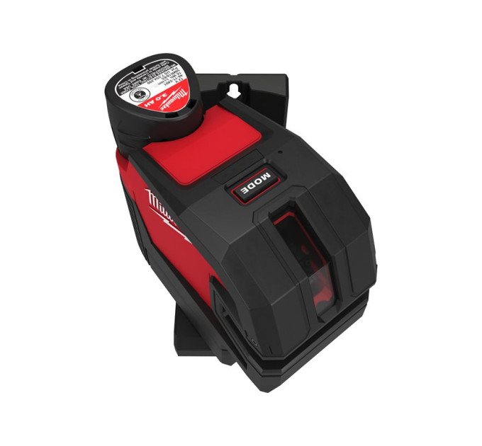 Нивелир 4х точечный лазерный аккумуляторный MILWAUKEE M12 CLL4P-301C (зелёный луч) (ЗУ+1Х3Ач+кейс)