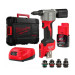 Заклепочник аккумуляторный MILWAUKEE M12 BPRT-201X Ø закл. 2,4-4,8мм (ЗУ+1акХ2ач+HDкейс)