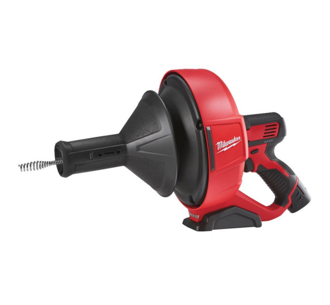 Машина прочистная аккумуляторная MILWAUKEE M12 BDC8-0C трос 8м (каркас+ведро)