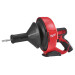 Машина прочистная аккумуляторная MILWAUKEE M12 BDC8-0C трос 8м (каркас+ведро)