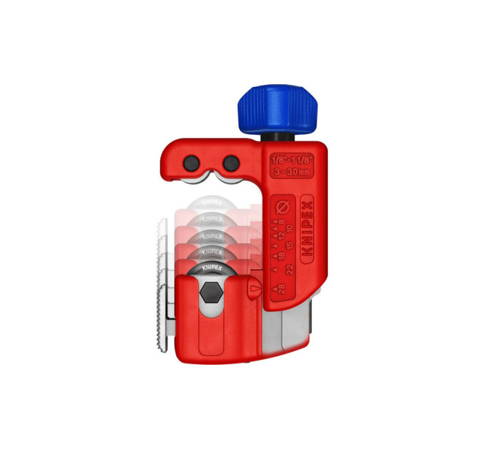 Труборез диаметром 3 – 30 mm (1/8 – 1 1/8") KNIPEX TubiX® S