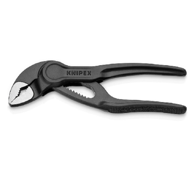 Клещи сантехнические переставные высокотехнологические, Ø28мм Cobra KNIPEX XS 87 00 100, фосфат