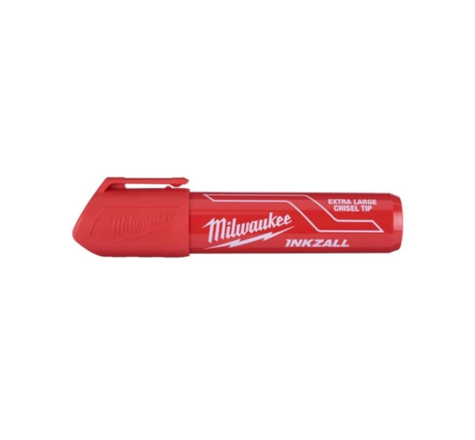 Маркер для стройплощадки INKZALL MILWAUKEE, супер-большой (XL) красный (48223266)