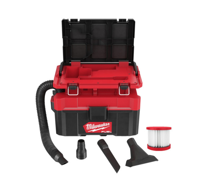 Пылесос аккумуляторный бесщеточный PACKOUT MILWAUKEE M18 FPOVCL-0 (каркас) для воды и сухого мусора