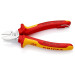 Кусачки боковые (бокорезы), Ø4,0мм, 160мм VDE KNIPEX 70 06 160 T BK, с страховкой, хромированные